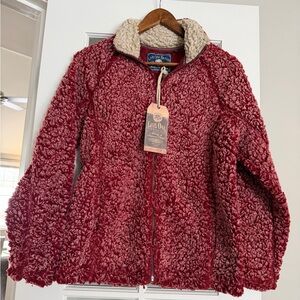 Live Oak Brand Red Sherpa Jacket